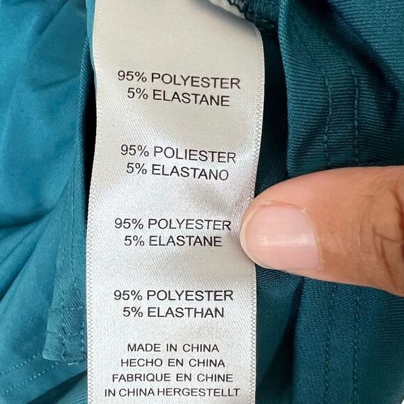 Avenue Blue 3/4 Sleeve Asymmetrical Hem Button Detail Sleeve Blouse 22/24 - Picture 8 of 9